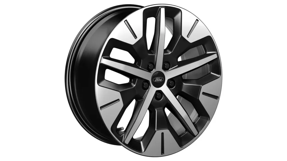 Original Ford Elec.Explorer Alufelge 19" vorn, 5SpeichenDesign,Black&Bright