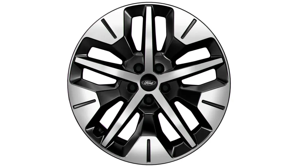 Original Ford Elec.Explorer Alufelge 19" vorn, 5SpeichenDesign,Black&Bright