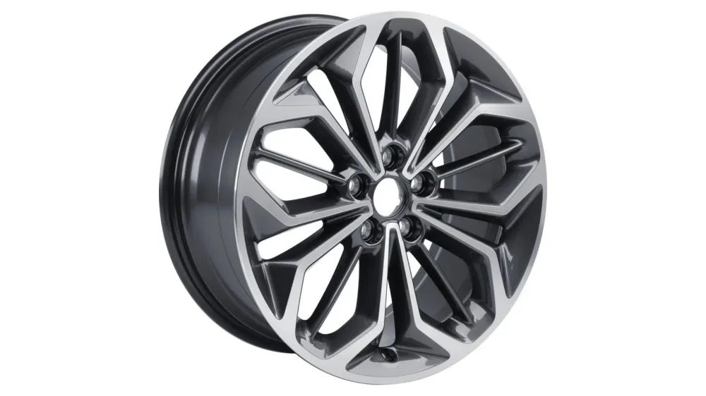 Original Ford Focus Leichtmetallrad 18" 5 x 2-Speichen-Design, Pearl Grey