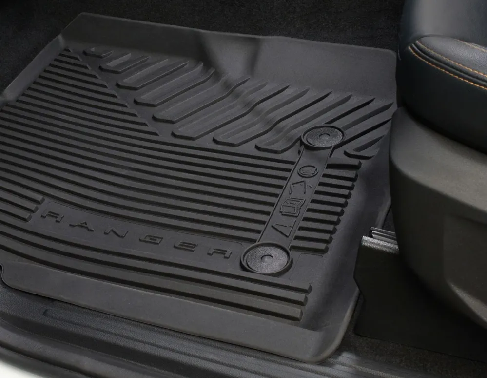 Original Ford Ranger ab 2022 Allwetterfußmatten vorn und hinten, schwarz