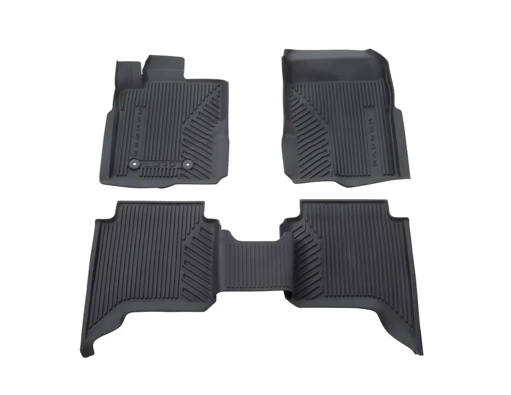 Original Ford Ranger ab 2022 Allwetterfußmatten vorn und hinten, schwarz