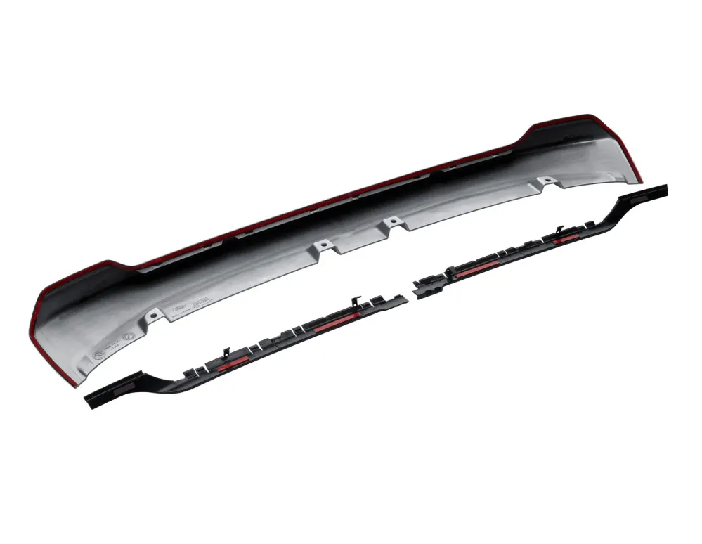 Original Ford Transit/Tourneo Custom Frontspoiler Satz, silbern lackiert