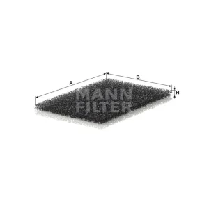 Original MANN-FILTER Innenraumfilterelement CU 2304