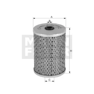Original MANN-FILTER Kraftstofffilterelement P 1018/1