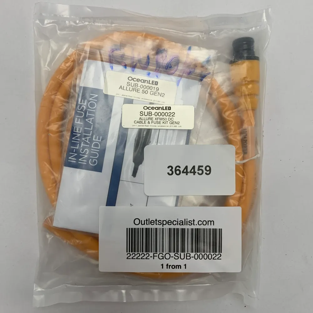 Ozeanuliertes Allure XFM50 Kabel- und Sicherungskit - Sub -000022