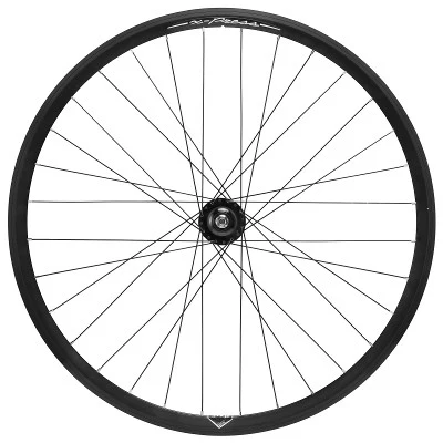 Paar schwarze Flipflop-Laufräder Fahrrad Fixie 28 X-Press Miche