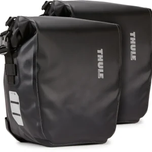 Paar THULE SHIELD 13 L Gepäckträgertaschen Schwarz