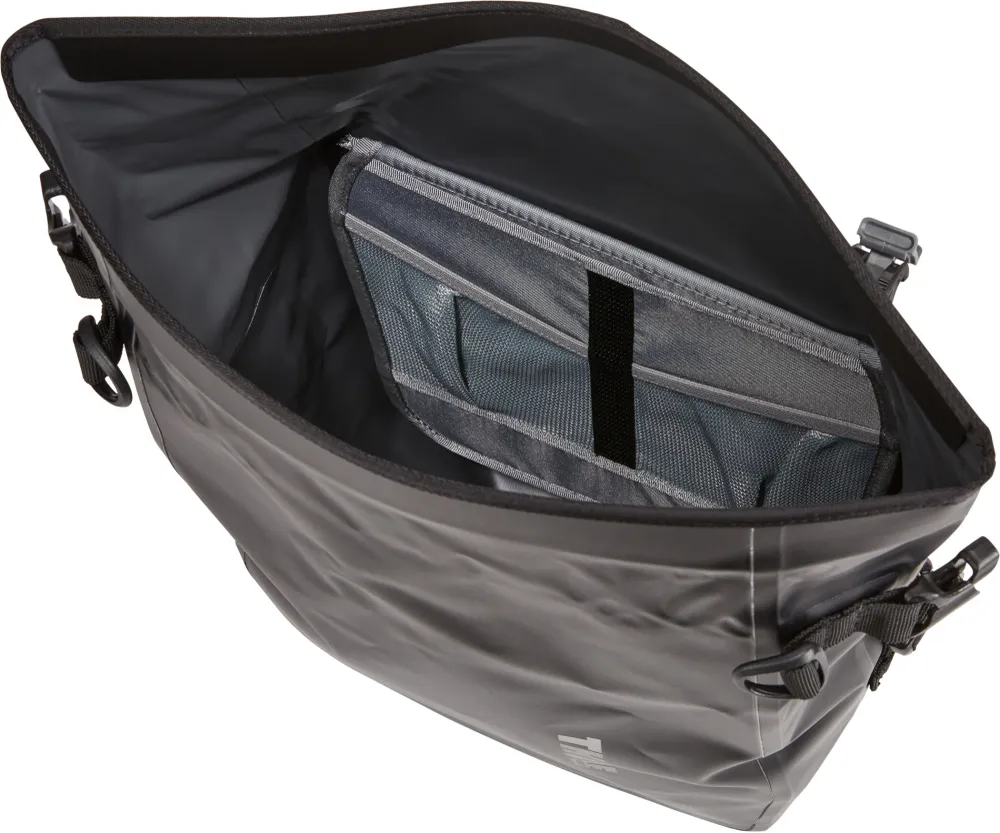 Paar THULE SHIELD 13 L Gepäckträgertaschen Schwarz