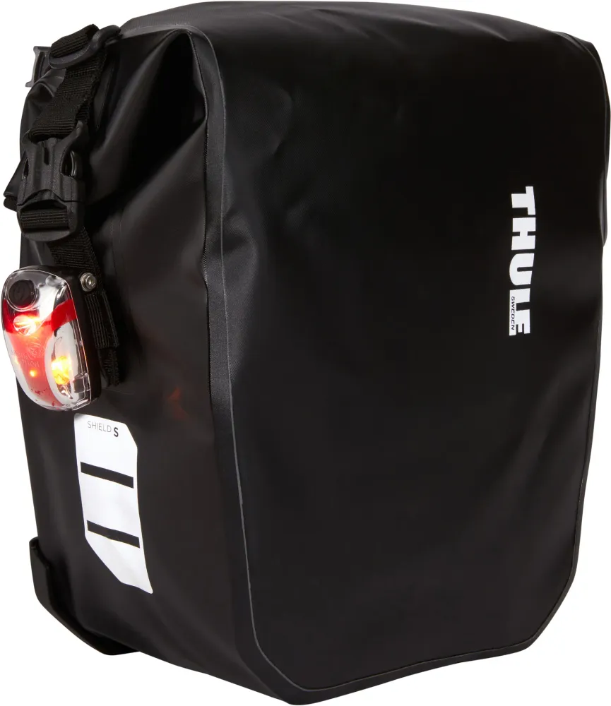 Paar THULE SHIELD 13 L Gepäckträgertaschen Schwarz