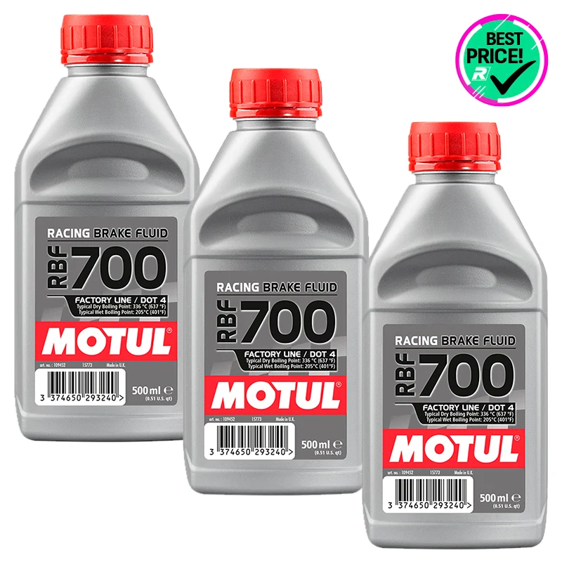 Pack 3 Stk. - Motul - RBF 700 Rennbremsflüssigkeit