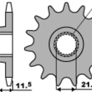 PBR Standard Stahlriztel vorne 2051 - 520