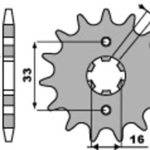 PBR Standard Stahlriztel vorne 514 - 520