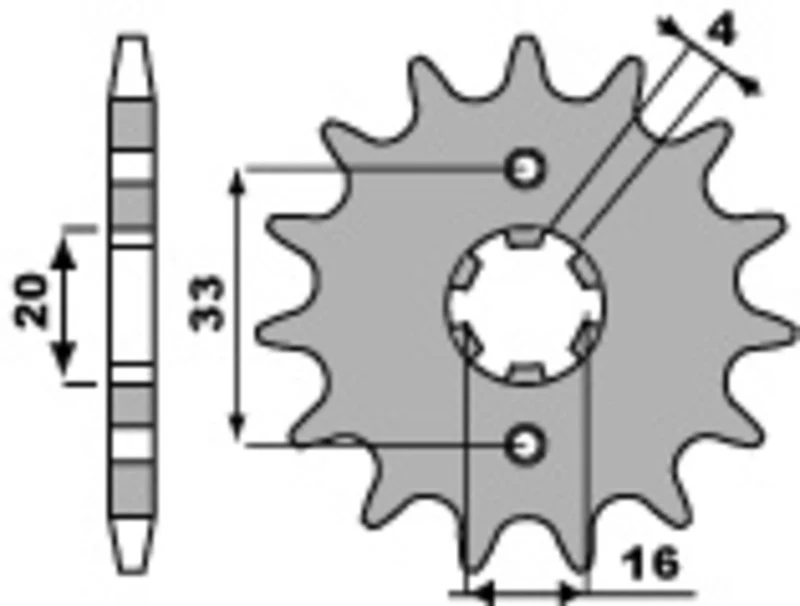 PBR Standard Stahlriztel vorne 514 - 520