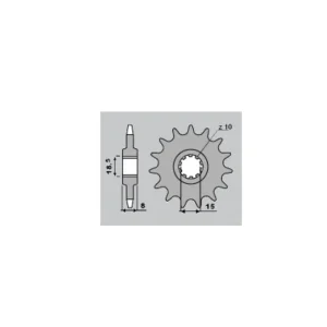 PBR Standard Stahlriztel vorne 599 - 428