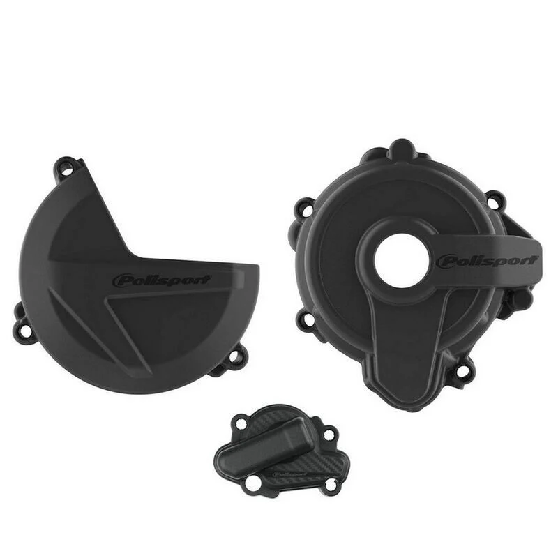 POLISPORT Kupplungs-, Zündungs- und Wasserpumpendeckelschutz Set - Sherco SE 250 / 300 (14-22)