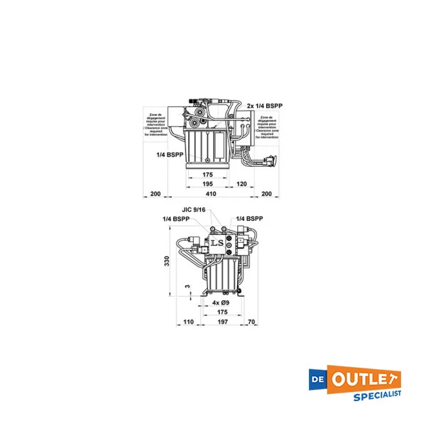 LS Power Assist hydraulische Servolenkung 24 V - 2203890