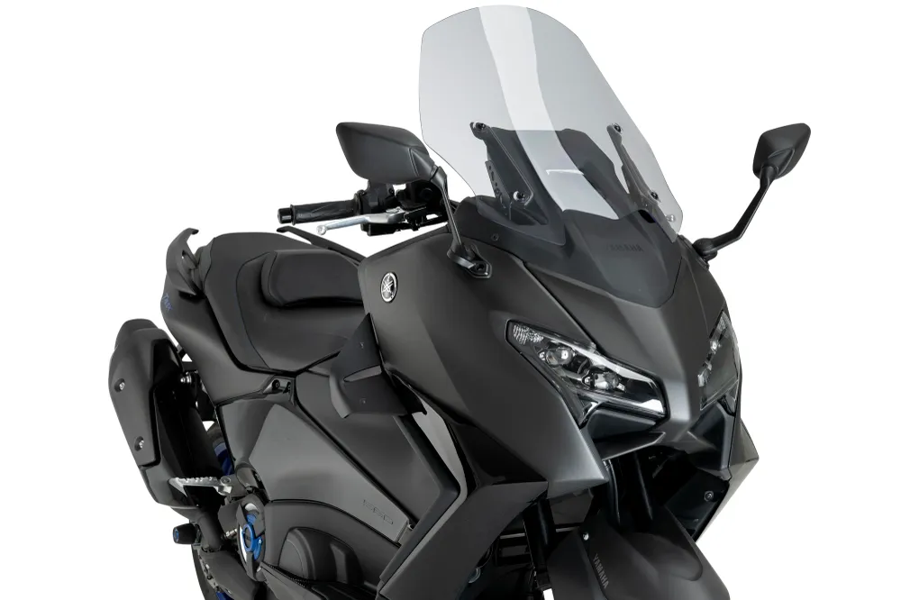 PUIG D12 Spoiler | mit ABE | matt-schwarz | passend für Yamaha T-Max 560 / TECH MAX - Modelle (2022-2026)