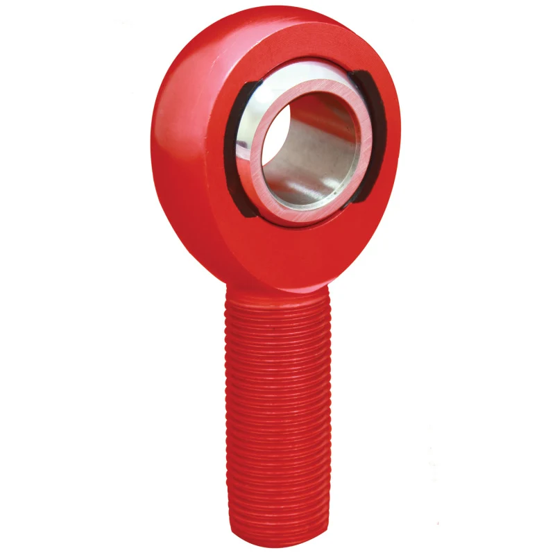 QA1 Series Endura Rod End - Male/Right Hand - .375in Bore x 3/8-24 - Red Aluminum