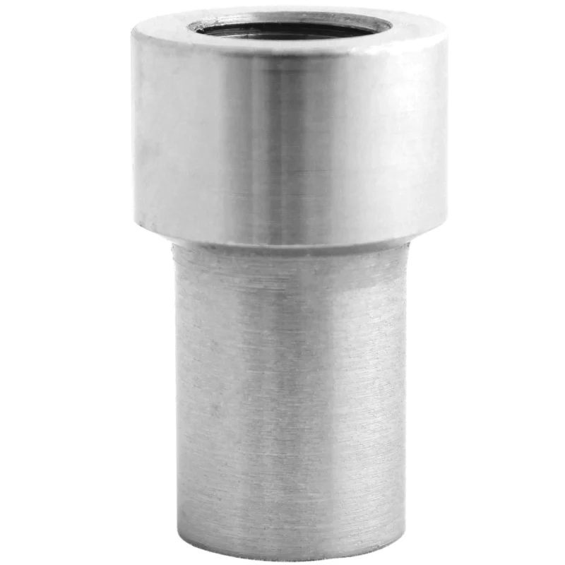 QA1 Tube Adapter - 1-1/2in OD - Smooth - Right Hand - 5/8-18 Thread .250 Wall - Alloy