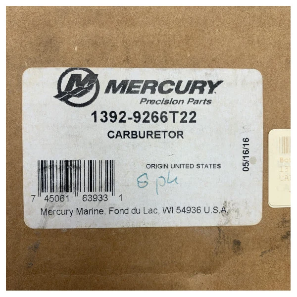 Quecksilber - Mariner 8 HP 2 -Stroke -Motor Vergaser - 1392-9266T22