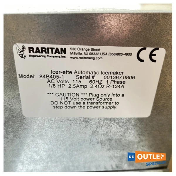 Raritan Marine Icemaker Edelstahl Typ 84B405-1