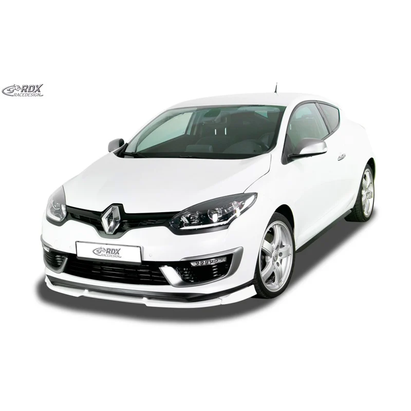 RDX Racedesign, Frontspoiler Vario-X passend für Renault Megane III GT + GT-Line 2014- (PU), PU-Rim, Unlackiert