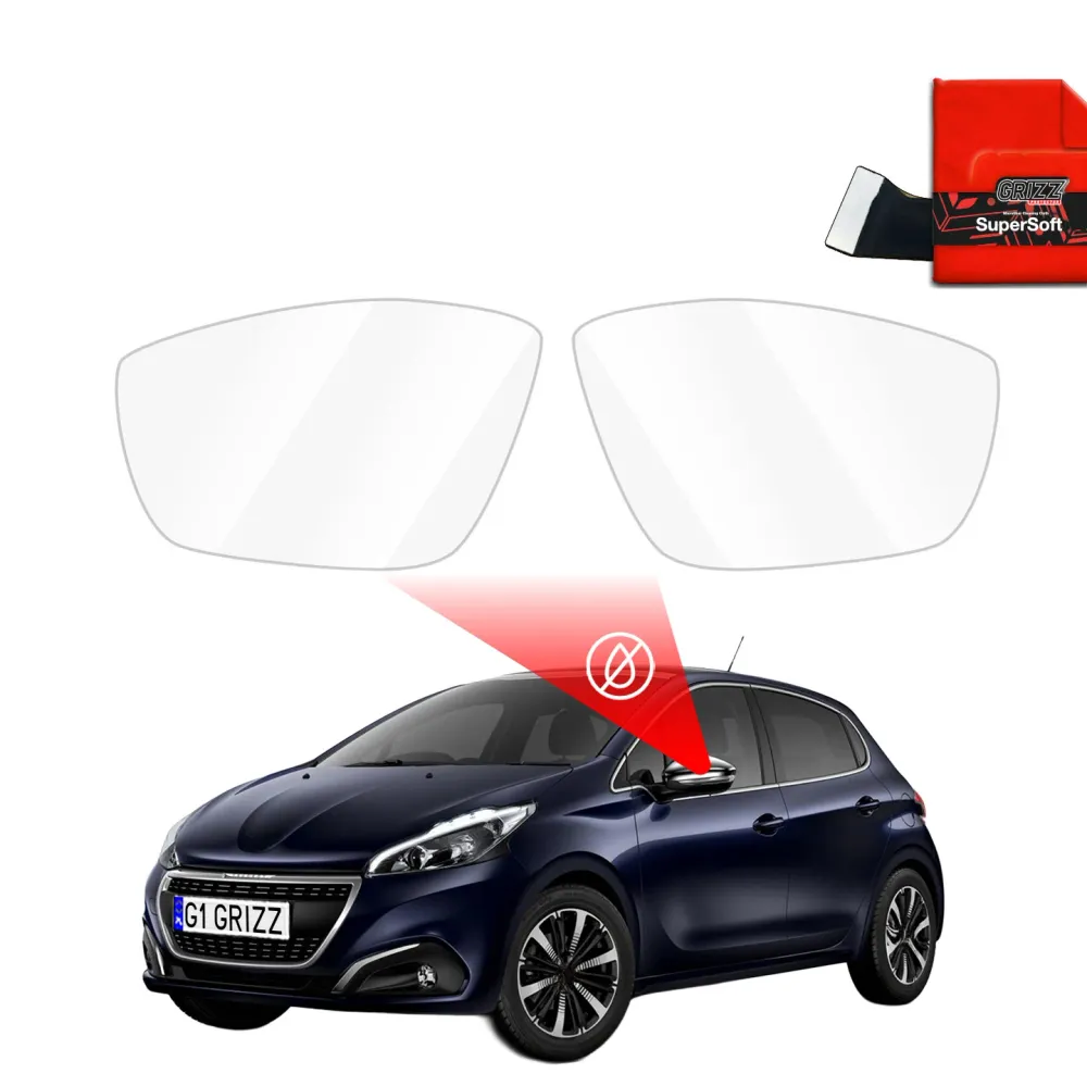 Regenschutzfolie für Außenspiegel - Peugeot 208 (2012-2018)