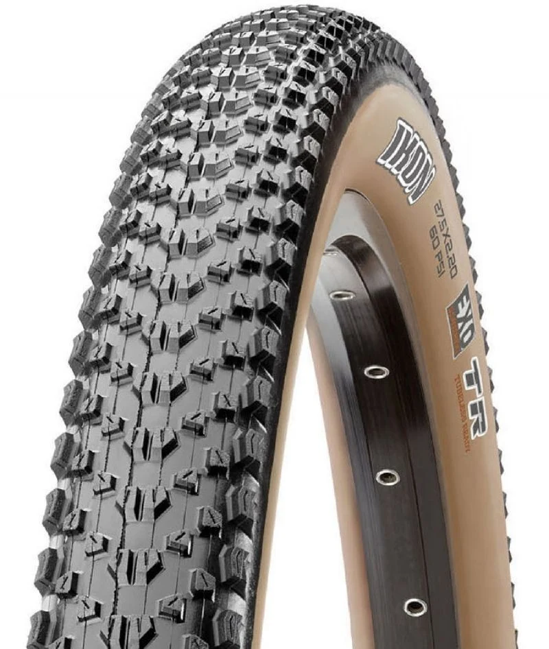 REIFEN maxxis IKON 27,5X2,20 EXO TR TANWALL SCHWARZ/PARAFARBE 60TPI TB00332800