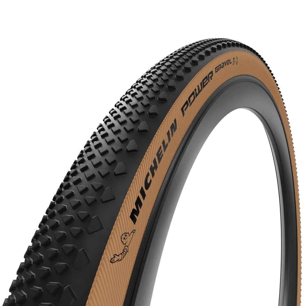 Reifen MICHELIN POWER GRAVEL Competition Line 700x35c Tubeless Ready Braun