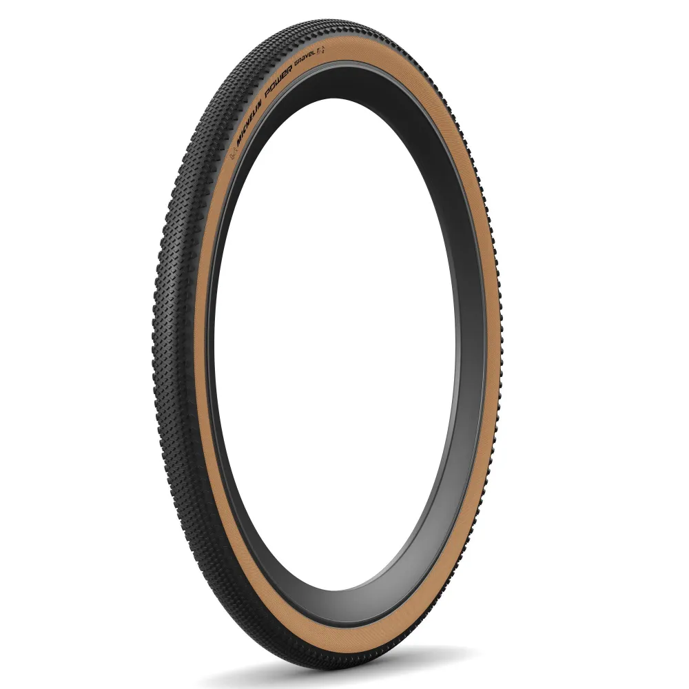 Reifen MICHELIN POWER GRAVEL Competition Line 700x35c Tubeless Ready Braun