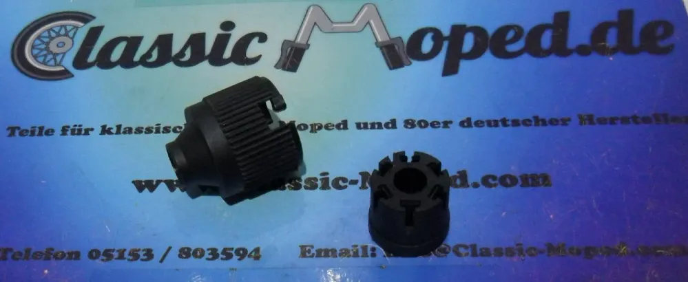 Repro Zündapp KS80 - 125 -175 Anschlüss Fitting ZKW Armatur 521-16.335 KTM Gasgriff NEU