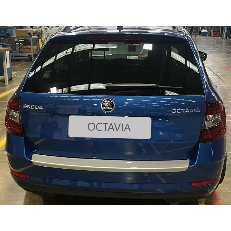 RGM, ABS Heckstoßstangenschutz passend für Skoda Octavia III FL Kombi 2017-2020 (exkl. VRS) Silber