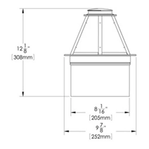 Ritchie Skylight, Binnacle, Chrom