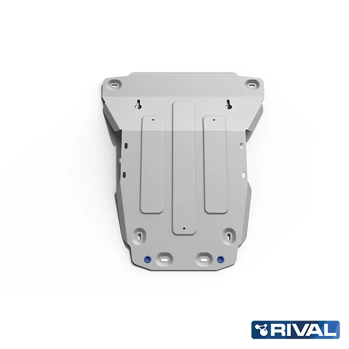 Rival Unterfahrschutz Alu 6mm für Land Rover Discovery IV, 2009-2015, all, Kühler + Motor, Silver, Aluminum