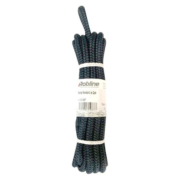 Robline, Fenderline geflochten navy 2er Pack, 8mm x 2m