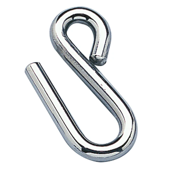 Ronstan, S-Haken, 6,0 mm, Bruchfestigkeit 400 kg, Ø10 mm, 62 mm, 36 g