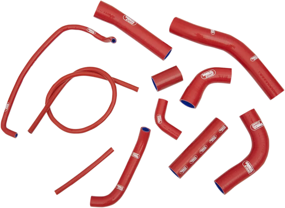 SAMCO SPORT KÜHLERSCHLAUCH-KITS UND KLEMMEN-KITS KÜHLERSCHLAUCH-KIT YAM ROT