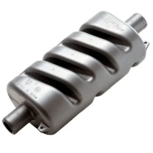 Schalldämpfer Ø102mm Max. 160 PS, 183 mm x 135 mm x 460 mm