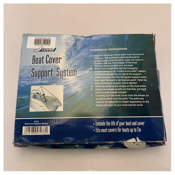 SEA -Deckungs -Bootsabdeckungsunterstützungssystem 50 - 116 cm - 57276