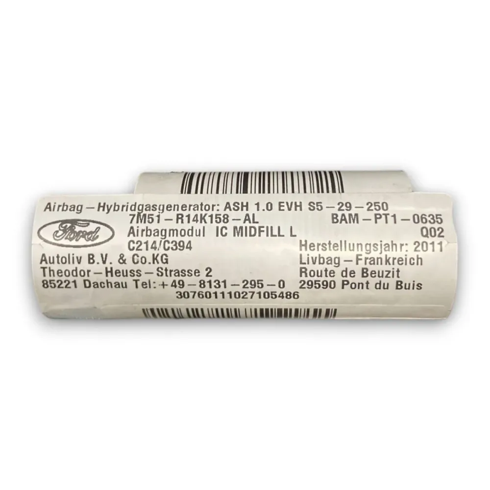 Seitenairbag links Ford Kuga Cod. 7m51-r14k158-al (2008 > 2012)