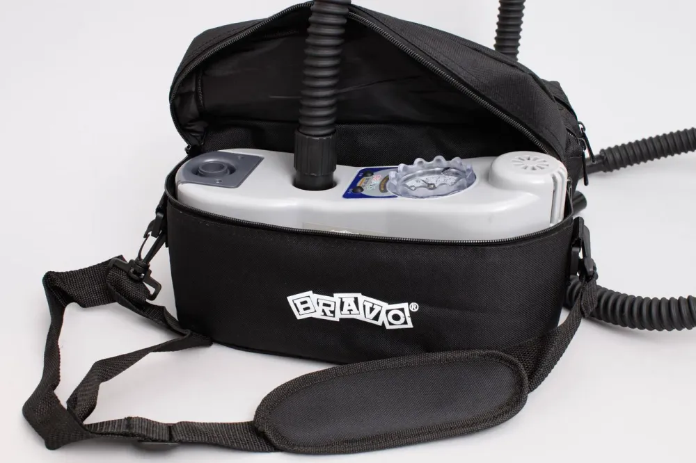 Set: Lithium Akku 12V-15Ah + Bravo BTP 12V Elektropumpe für Schlauchboote