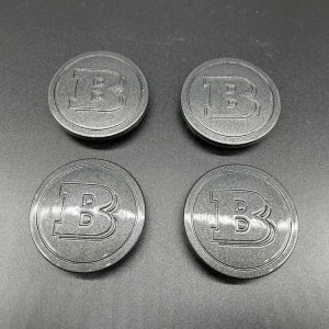 Set Orig. smart BRABUS 453 Nabenabdeckungen Grau- Neu&OVP!