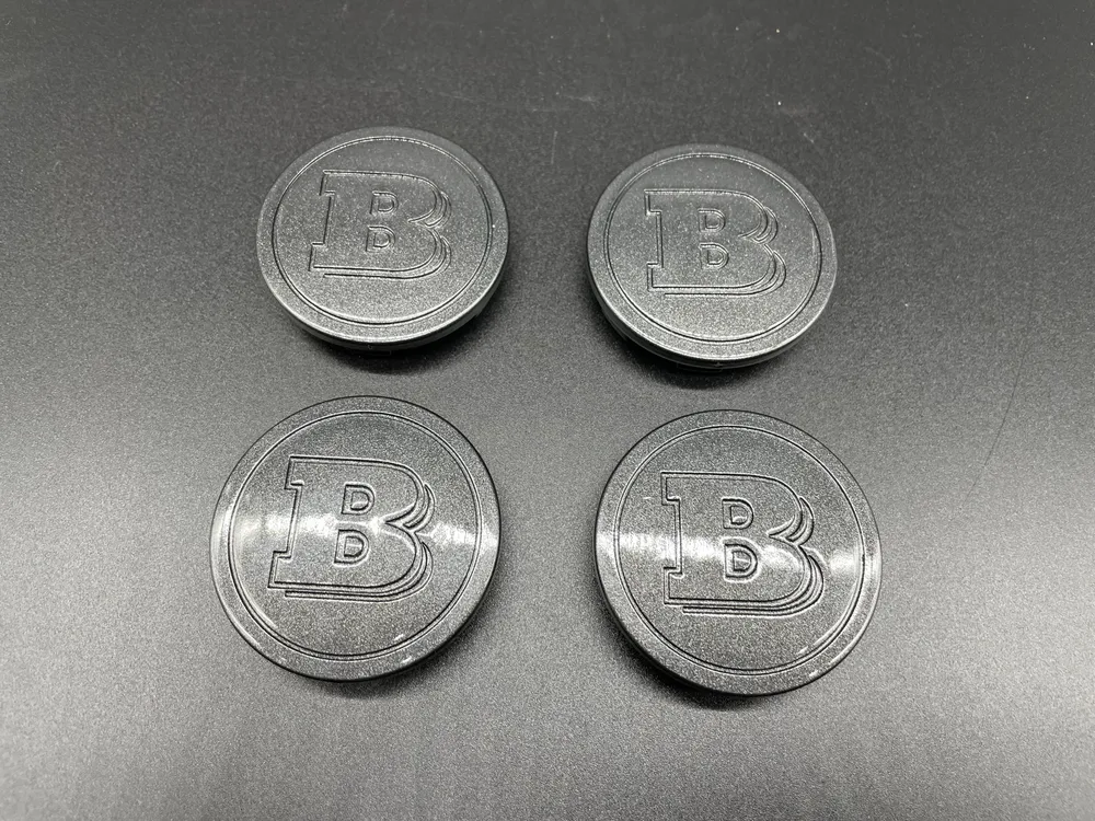 Set Orig. smart BRABUS 453 Nabenabdeckungen Grau- Neu&OVP!