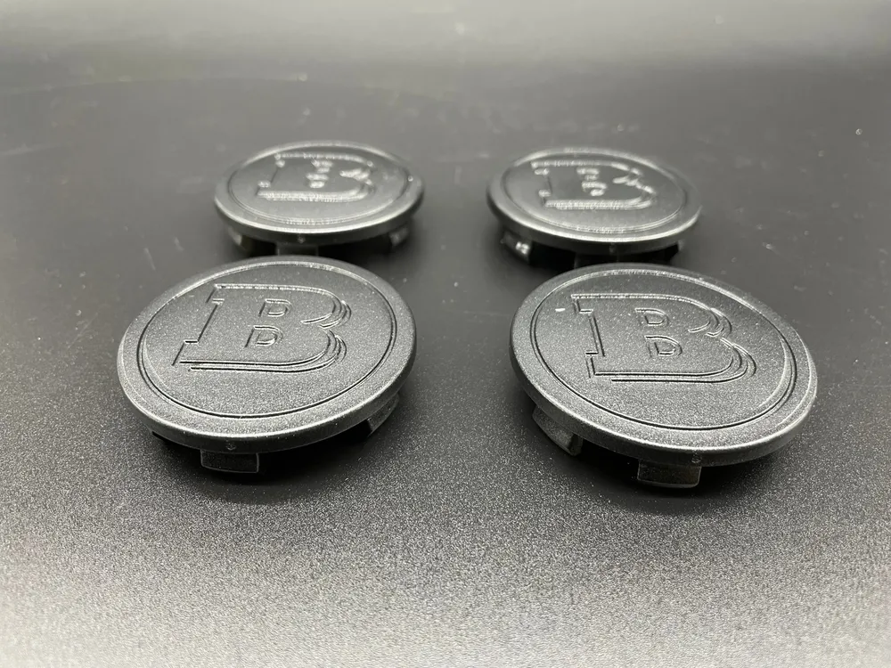 Set Orig. smart BRABUS 453 Nabenabdeckungen Grau- Neu&OVP!