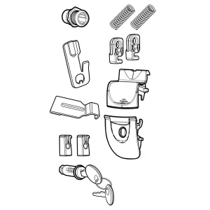 SHAD SH33 Schlossmechanismus