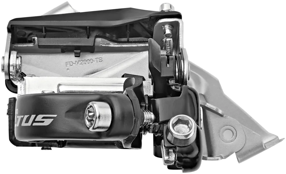 Shimano Altus FD-M2000 Umwerfer 3x9-fach Top Swing Schelle Tief silber/schwarz
