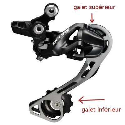 Shimano Deore 9/10-Gang-Schaltwerksrollen