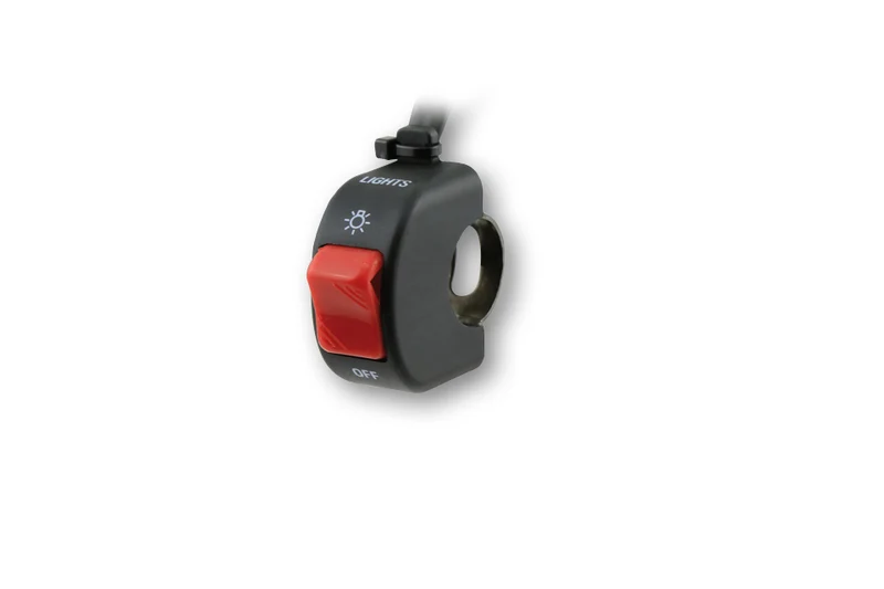 SHIN YO Universal Lichtschalter /AUS, mit Schelle für Lenkeranbau