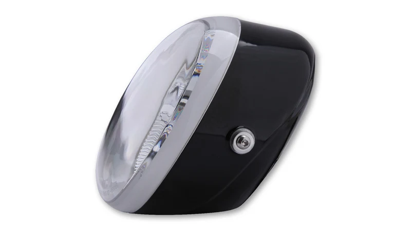 SHIN YO Universal Scheinwerfer oval mit Standlicht, Schwarz, 12V H9+H11,