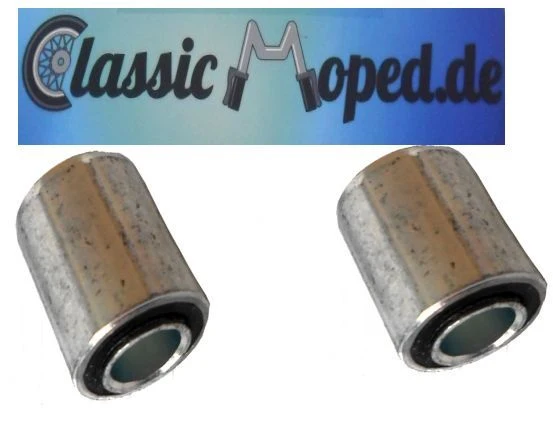2 Silentblock Kreidler 57.02.88 Eiertank Gabel 20x16x8mm NEU